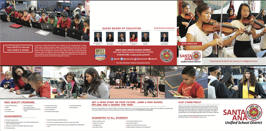 SAUSD Informational Brochure